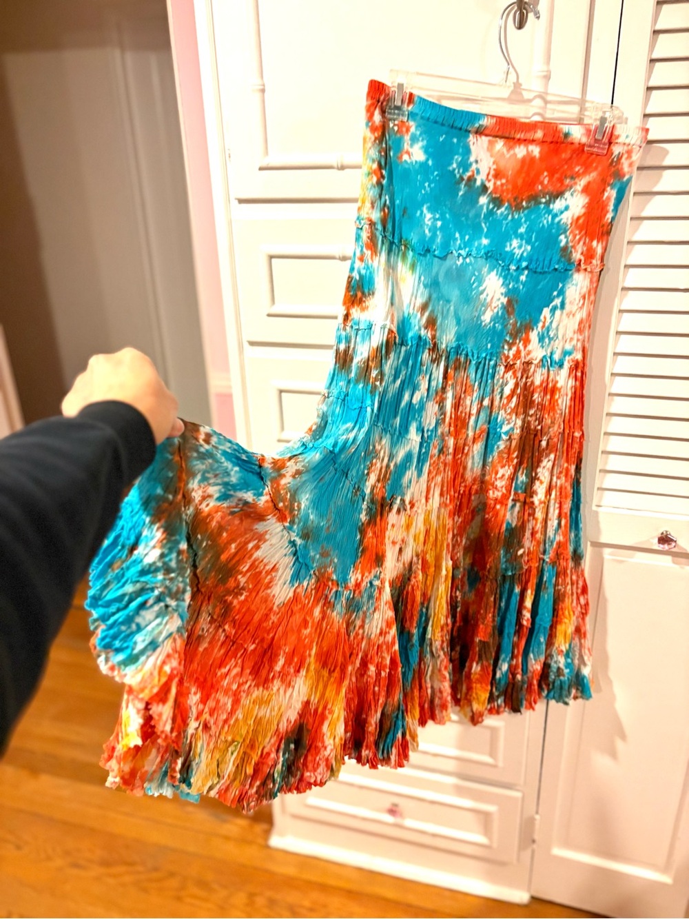 ROMEO & JULIET COUTURE TIE DYE MAXI SKIRT SIZE S